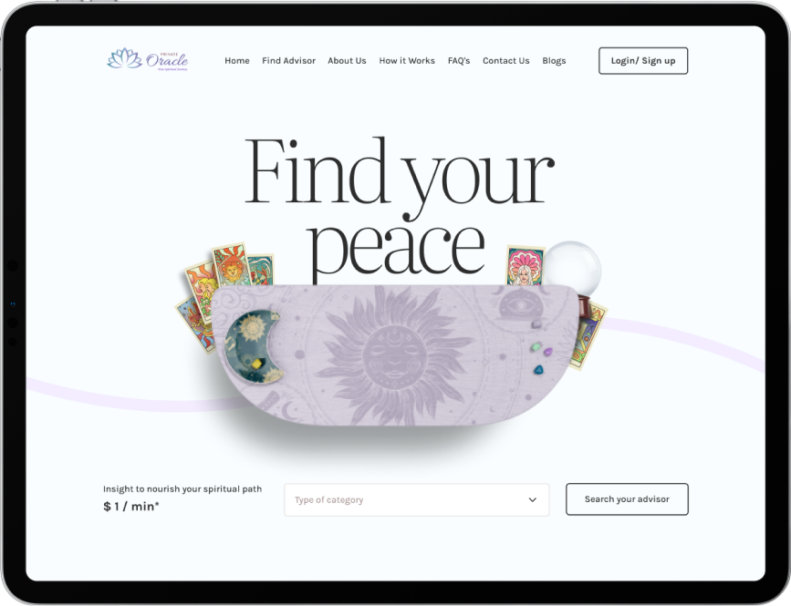 Private-Oracle-Website-Design